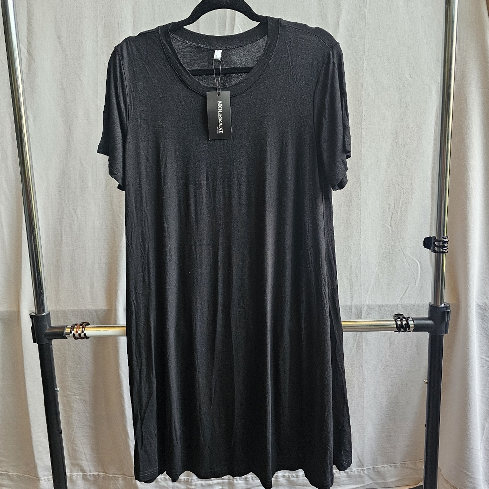 Black Short Sleeve Dress